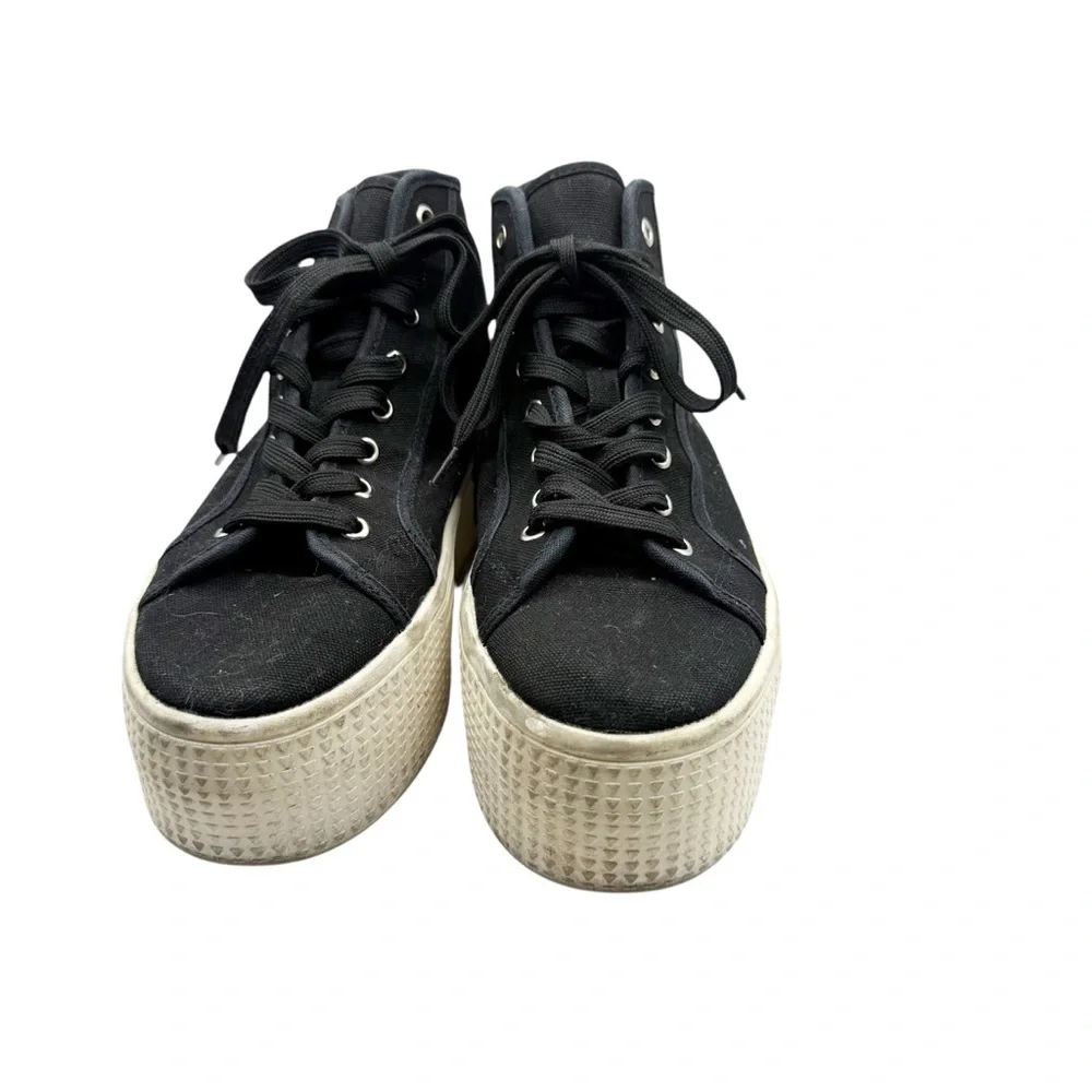 Nasty Gal Platform High Top Chunky Lace‎ Up Sneakers size 7